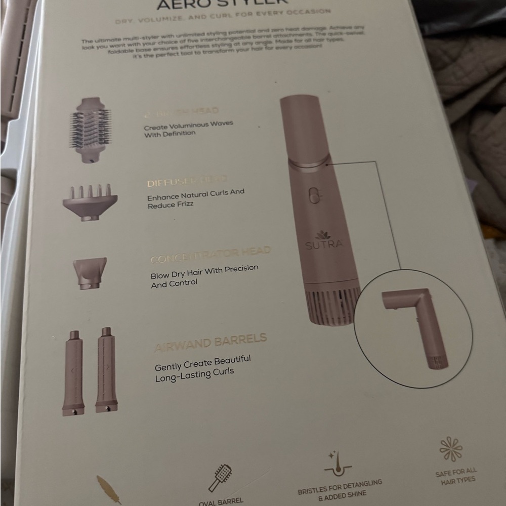 New light Purple Sutra Aero Styler Hair Tool Set - Picture 2 of 3